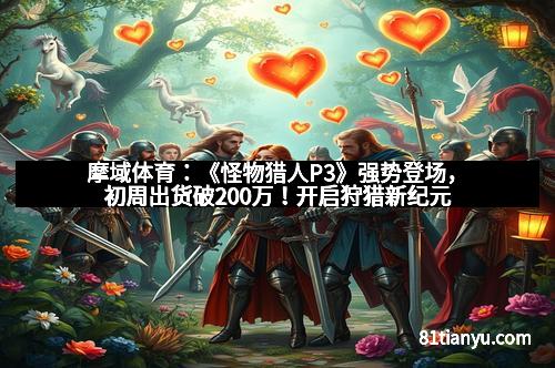 摩域体育：《怪物猎人P3》强势登场，初周出货破200万！开启狩猎新纪元